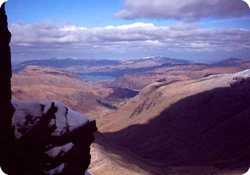 Views from the top of fells in the Lake District